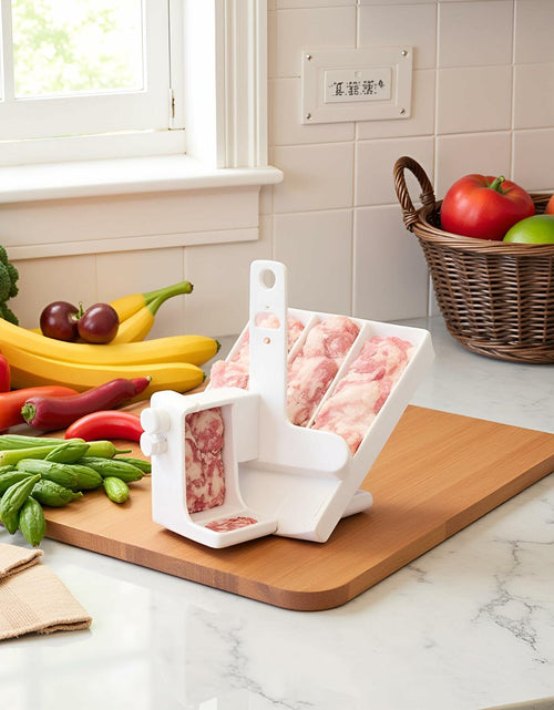 Load image into Gallery viewer, White Triple Meatball Maker Scoop Non-Stick Kitchen Fruit &amp; Vegetable Tools
