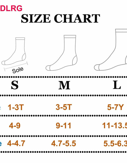 Load image into Gallery viewer, SMIDLRG Toddler Grip Socks With Non-Slip Soles Boys Girls 6 Pairs

