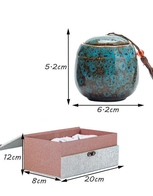 Load image into Gallery viewer, 2PCS Mini Small Cremation Urns Ashes Funeral Keepsake Home Office Display
