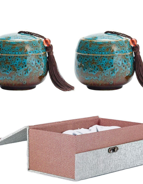Load image into Gallery viewer, 2PCS Mini Small Cremation Urns Ashes Funeral Keepsake Home Office Display
