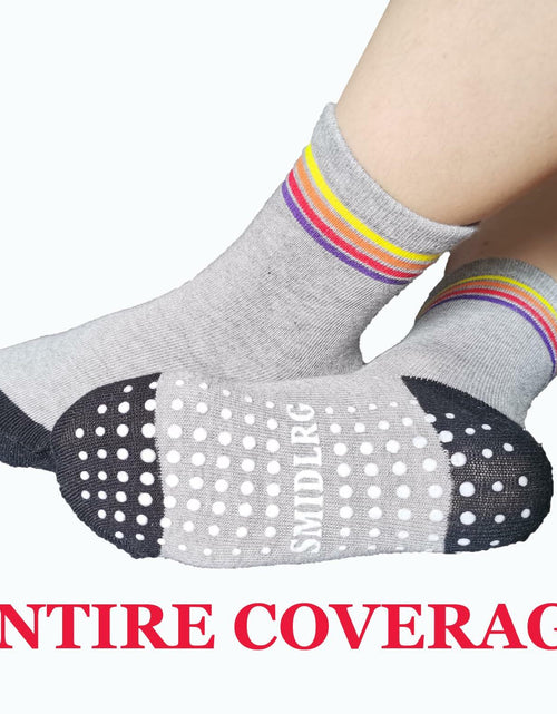 Load image into Gallery viewer, SMIDLRG Toddler Grip Socks With Non-Slip Soles Boys Girls 6 Pairs
