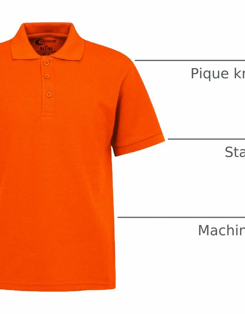 Load image into Gallery viewer, Premium Wear Boys Uniform Polo Shirt |Orange L
