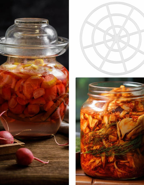 Load image into Gallery viewer, Veemoon 5pcs Pickle Jar Press Plates 3.1" Fermentation Weight Kimchi Jar
