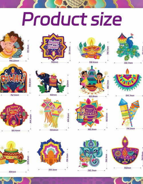 Load image into Gallery viewer, HOWAF 32pcs Diwali Table Decorations Centerpiece Sticks Photo Booth Props
