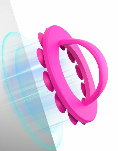 Load image into Gallery viewer, HZZADZXW Silicone Phone Grip Detachable Hand Holder Soft Loop Rose Red
