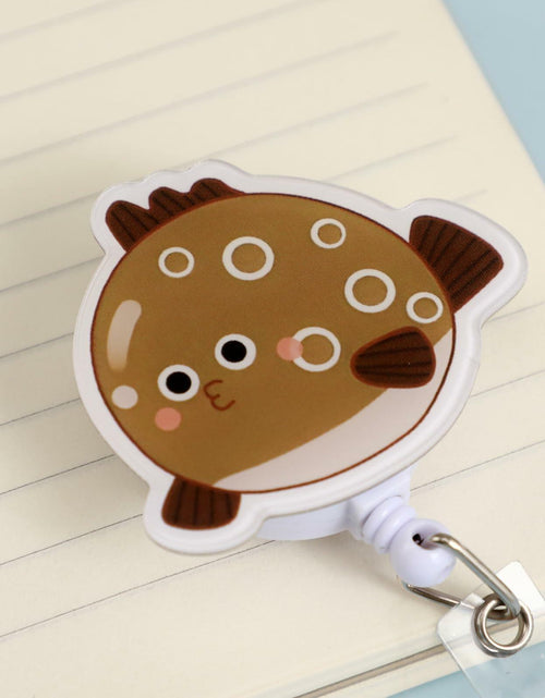 Load image into Gallery viewer, 5 Pcs Retractable Badge Reel ID Clip Holder Jellyfish Whale Shark Nurse
