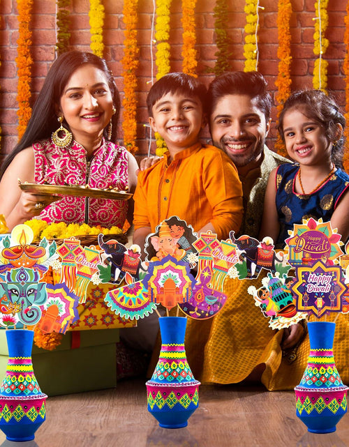 Load image into Gallery viewer, HOWAF 32pcs Diwali Table Decorations Centerpiece Sticks Photo Booth Props

