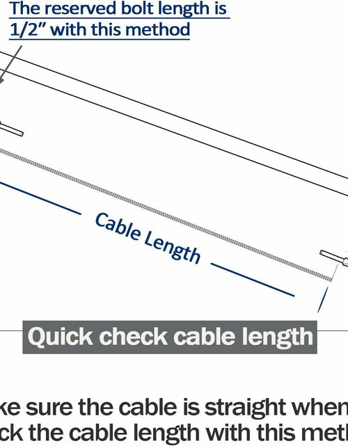 Load image into Gallery viewer, 1/8" T316 Stainless Steel Adjustable Cable Railing Kit for 1.5" Metal Post

