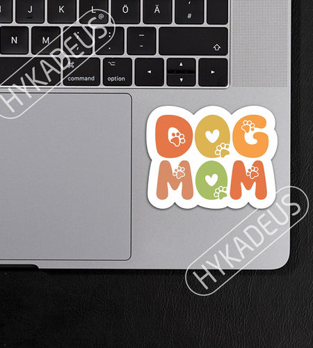 3PCS Dog Mom Stickers Waterproof Vinyl Decals 3"x2.3" Gift for Mom