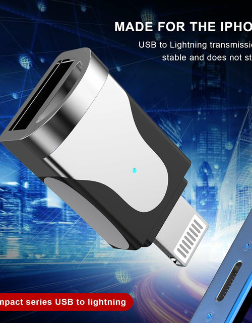 Load image into Gallery viewer, esbeecables Mini Lightning to USB 3.0 Camera Adapter for iPhone &amp; iPad

