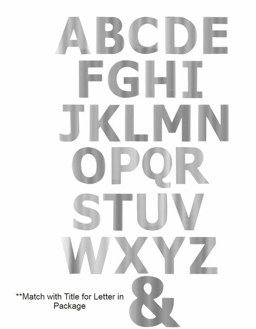 Load image into Gallery viewer, GG Grand General 94968 1 Inch Stainless Steel Letter V with Tape
