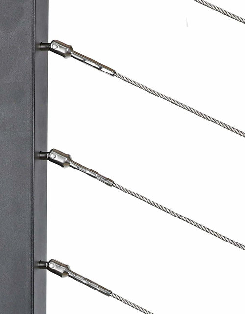 Load image into Gallery viewer, 1/8" T316 Stainless Steel Adjustable Cable Railing Kit for 1.5" Metal Post
