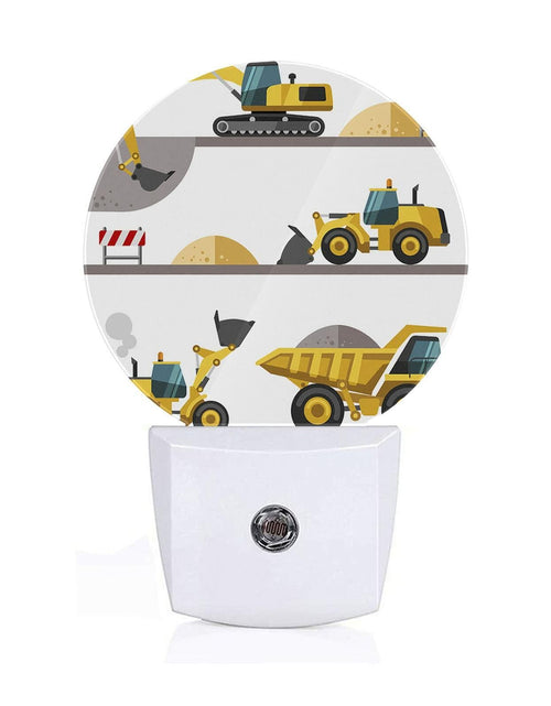 Load image into Gallery viewer, Axayaz Construction Truck Plug In Night Light LED Excavator Loader Lamp

