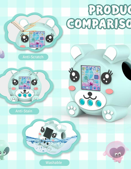 Load image into Gallery viewer, SKRVGOJFG Silicone Case for Punirunes Virtual Pet with Lanyard Blue
