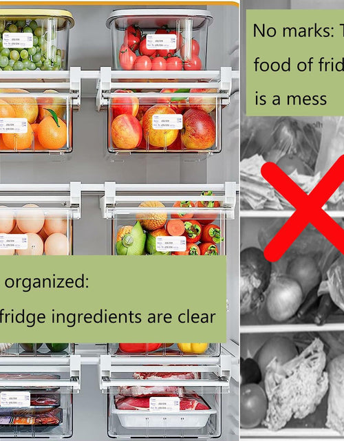 Load image into Gallery viewer, HSDCO Food Container Labels 2x1 Removable Freezer Stickers Blue 500pcs
