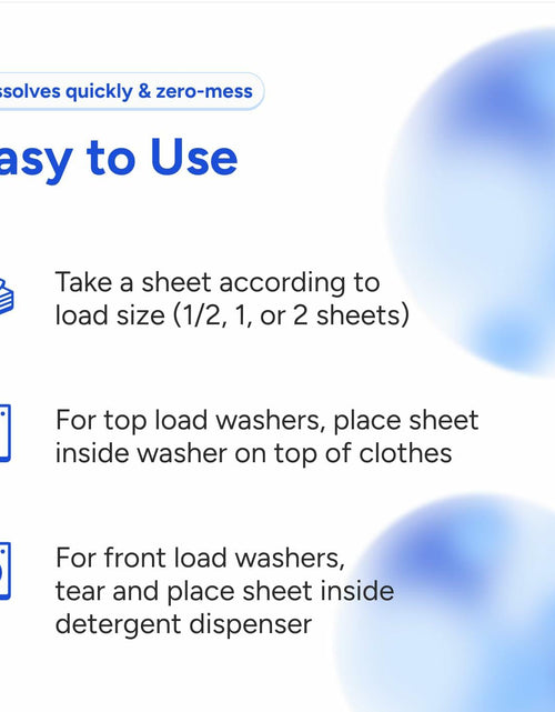 Load image into Gallery viewer, Nature Spin Eco Laundry Detergent Sheets Unscented 30 Count Pack
