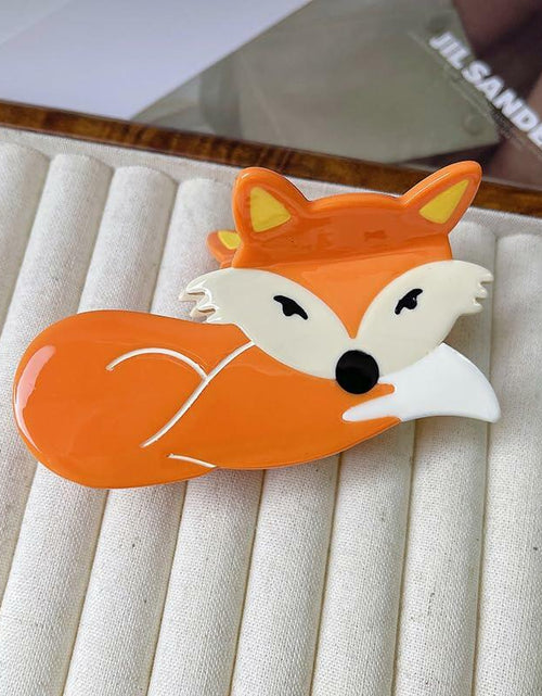 Load image into Gallery viewer, QGMZTNL Snail Gripper Acetate Hair Clip Animal Pattern Fashion Accessory
