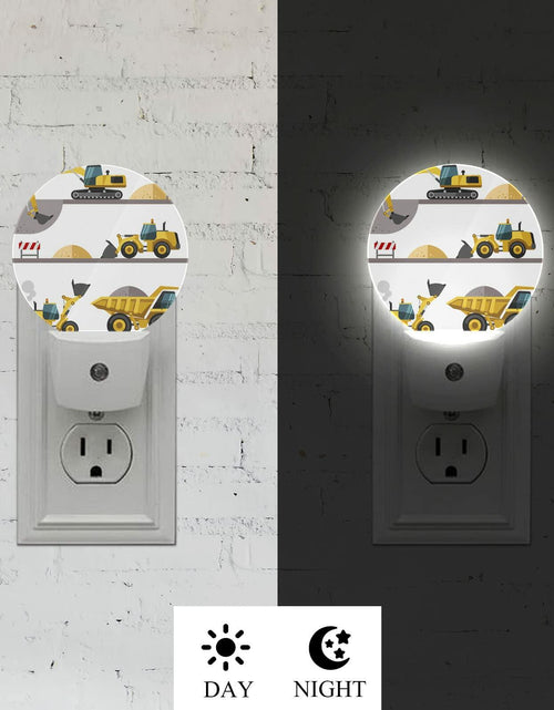 Load image into Gallery viewer, Axayaz Construction Truck Plug In Night Light LED Excavator Loader Lamp
