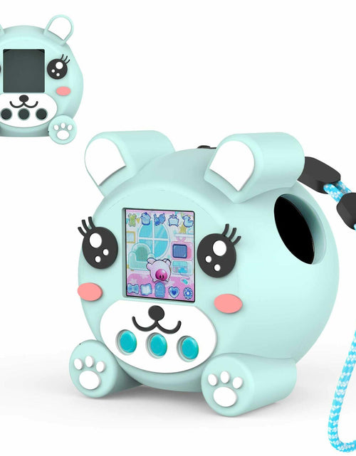 Load image into Gallery viewer, SKRVGOJFG Silicone Case for Punirunes Virtual Pet with Lanyard Blue
