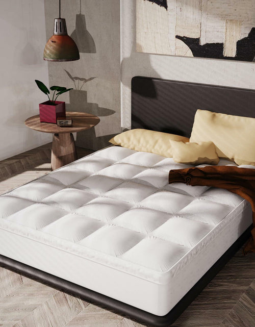 Load image into Gallery viewer, Epitex Mattress Topper Twin 3 Inch Thick Pillow Top Cooling White Size Twin
