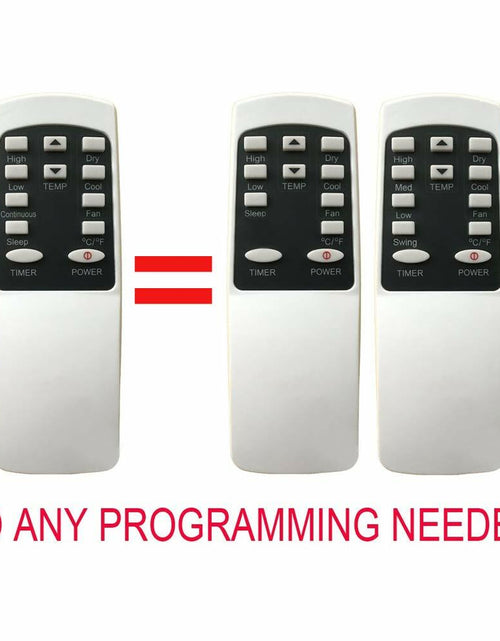 Load image into Gallery viewer, YING RAY Haier Window AC Remote Control HPP08XCR HPP10XCT Black
