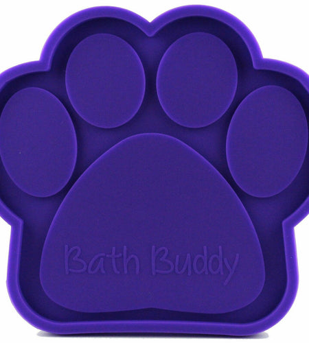Bath Buddy Dog Bath Toy Peanut Butter Spread Helper Purple