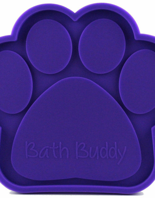 Load image into Gallery viewer, Bath Buddy Dog Bath Toy Peanut Butter Spread Helper Purple
