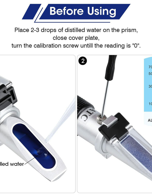 Load image into Gallery viewer, Salinity Refractometer Seawater Aquarium Dual Scale 0-100 PPT
