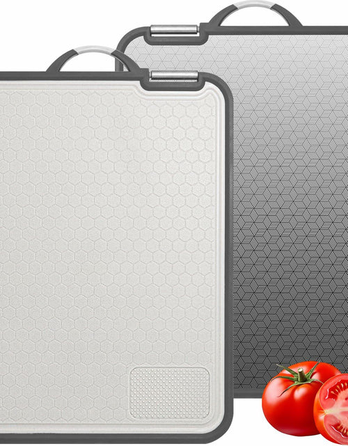 Load image into Gallery viewer, AOWBCGD Titanium Double Sided Stainless Steel Cutting Board 14x9.8

