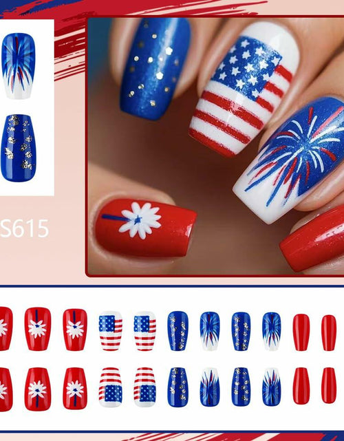 Load image into Gallery viewer, White French Tip Press On Nails Short Square Clear Pink Glossy 24 Pcs
