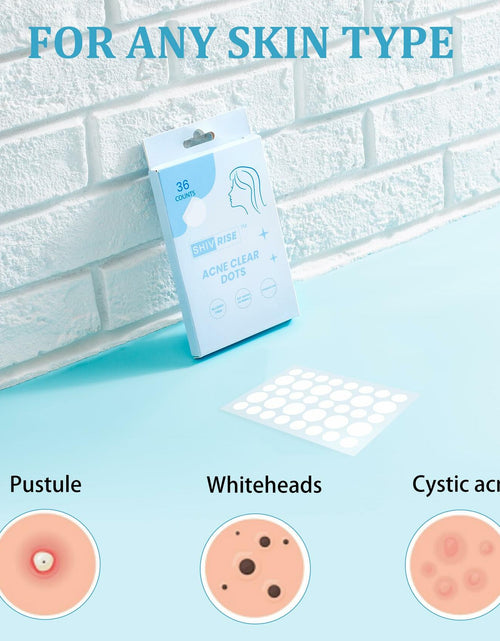 Load image into Gallery viewer, SHIVRISE Pimple Patch Hydrocolloid Acne Spot Cover Tea Tree Oil 36 Count
