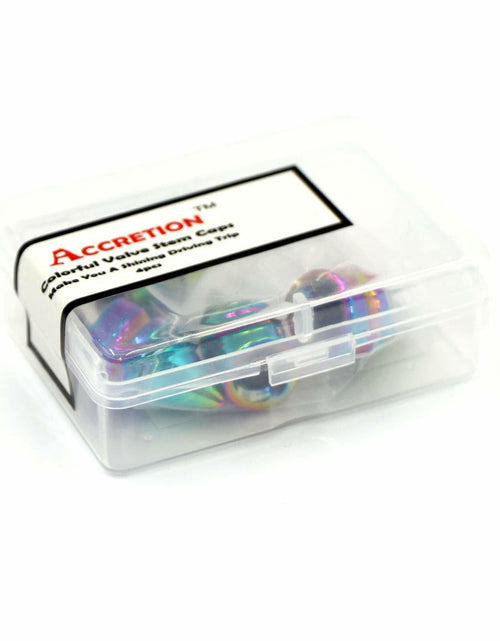 Load image into Gallery viewer, ACCRETION Aluminium Impale Spike Valve Stem Caps Colorful 4 Pack
