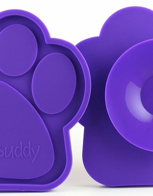 Load image into Gallery viewer, Bath Buddy Dog Bath Toy Peanut Butter Spread Helper Purple
