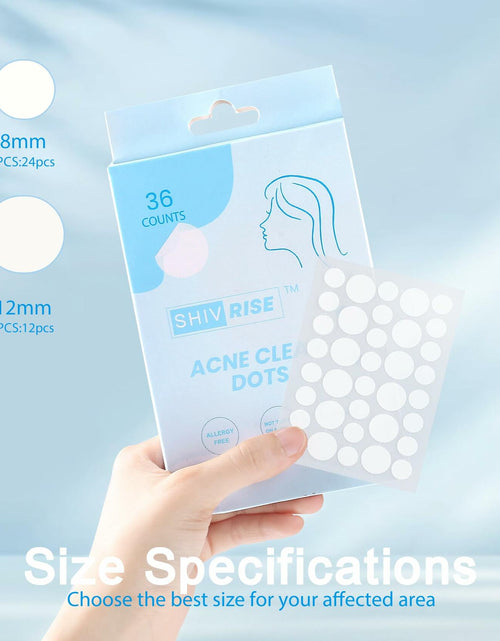Load image into Gallery viewer, SHIVRISE Pimple Patch Hydrocolloid Acne Spot Cover Tea Tree Oil 36 Count
