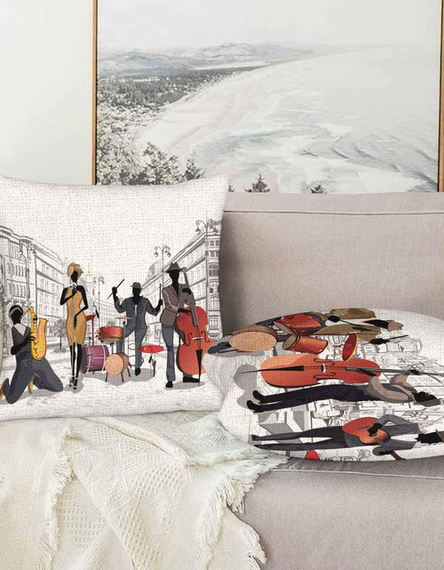 Load image into Gallery viewer, Boqpolu Movie Music Theme Pillow Covers Set of 2 18x18 Inch Multi-0006
