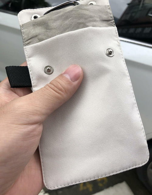 Load image into Gallery viewer, Faraday Bag for Key Fob RFID Signal Blocking Car Key Protector White
