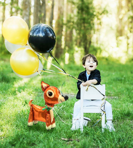 Deermon Christmas Reindeer Walking Animal Balloon Brown Large 4pcs