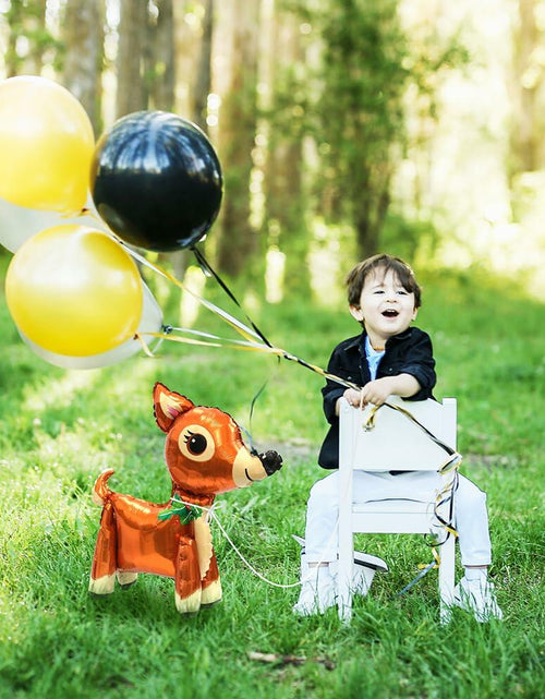 Load image into Gallery viewer, Deermon Christmas Reindeer Walking Animal Balloon Brown Large 4pcs
