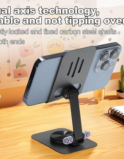 Load image into Gallery viewer, Joe zlvy Cell Phone Stand 360° Rotatable Adjustable Foldable Silvery
