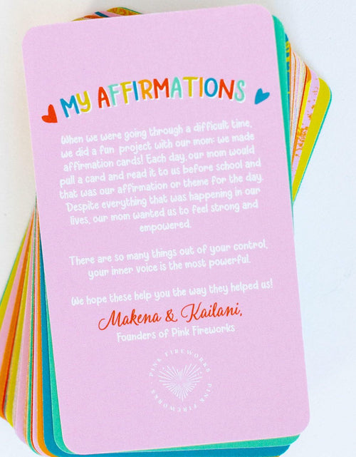 Load image into Gallery viewer, Positive Affirmation Cards for Kids 52 Pcs Mindfulness Growth Mindset
