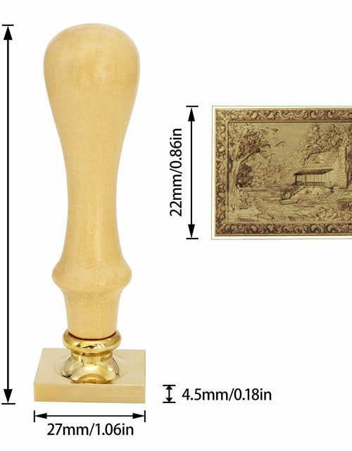Load image into Gallery viewer, maotouying Wax Seal Stamp Laser Engraved for Envelopes Invitations Gift
