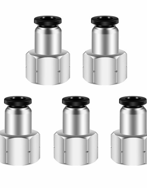 Load image into Gallery viewer, QITUO Push to Connect Fittings 8mm x 1/4 NPT Male Straight 15 Pcs
