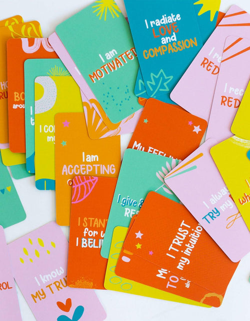 Load image into Gallery viewer, Positive Affirmation Cards for Kids 52 Pcs Mindfulness Growth Mindset
