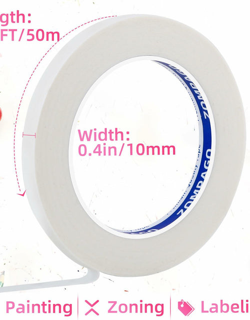 Load image into Gallery viewer, ZOMPAGO Beige Art Tape 0.4in x 164ft Removable Low Tack Masking Tape
