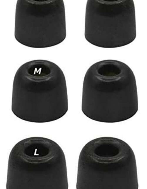 Load image into Gallery viewer, BLLQ Memory Foam Earbud Tips Replacement Eartips for Sony S M L 6 Pairs
