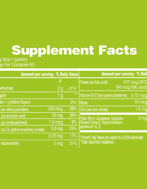 Load image into Gallery viewer, FREEYU Kids Immunity Multivitamin Gummies B12 Zinc Vitamin C 60ct
