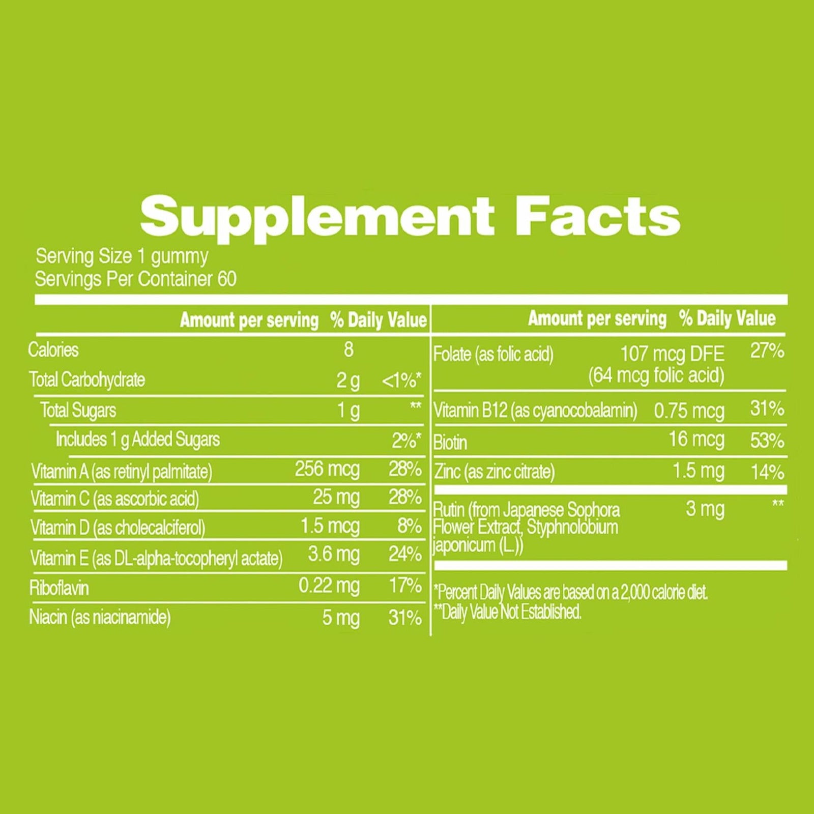 FREEYU Kids Immunity Multivitamin Gummies B12 Zinc Vitamin C 60ct