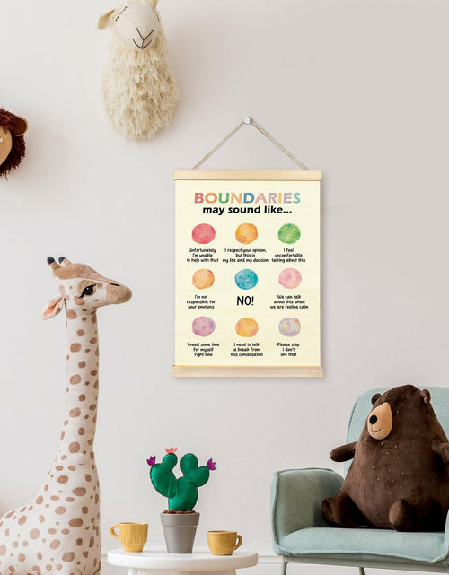 Load image into Gallery viewer, TAEDIN Mental Health Wall Art Poster Hanger Frame School Psychologist
