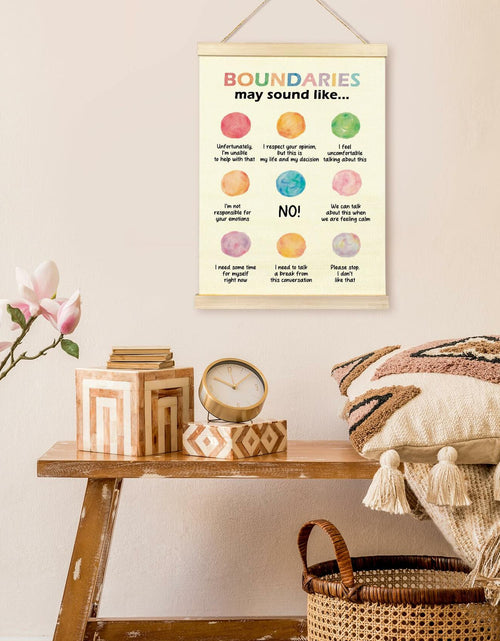 Load image into Gallery viewer, TAEDIN Mental Health Wall Art Poster Hanger Frame School Psychologist
