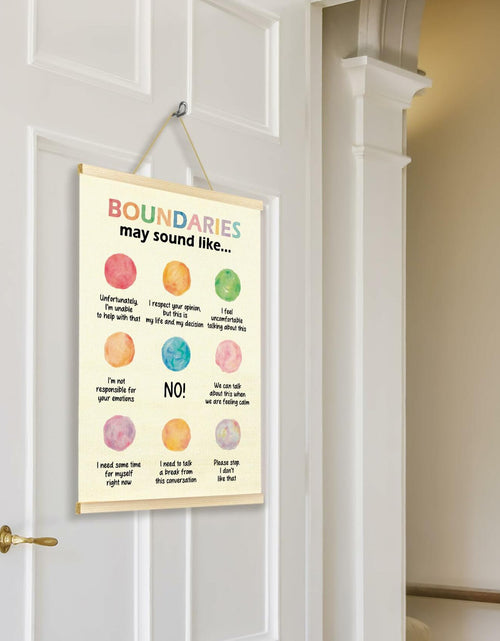 Load image into Gallery viewer, TAEDIN Mental Health Wall Art Poster Hanger Frame School Psychologist
